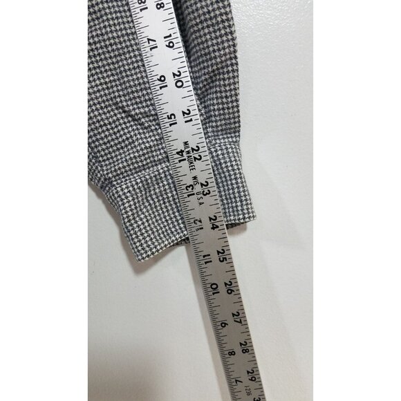 Polo Ralph Lauren Mens Size Large Shirt Houndstooth Button-Down Flannel Cotton - Picture 12 of 13